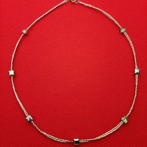 925 Sterling Silver Crystal Necklace